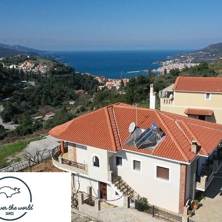 Villa Sunset Samos Town Bagian luar foto