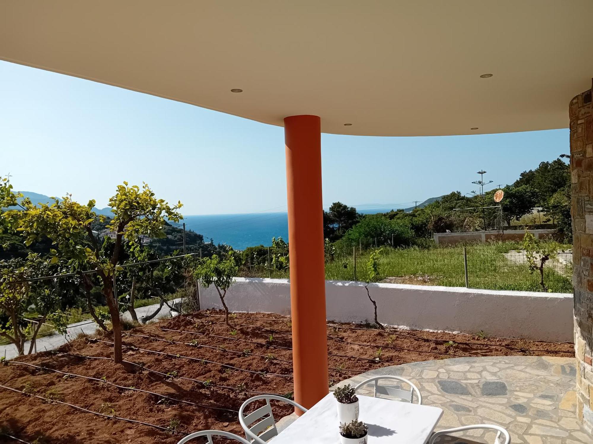 Villa Sunset Samos Town Bagian luar foto